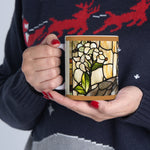 Stained Glass Cat Mug