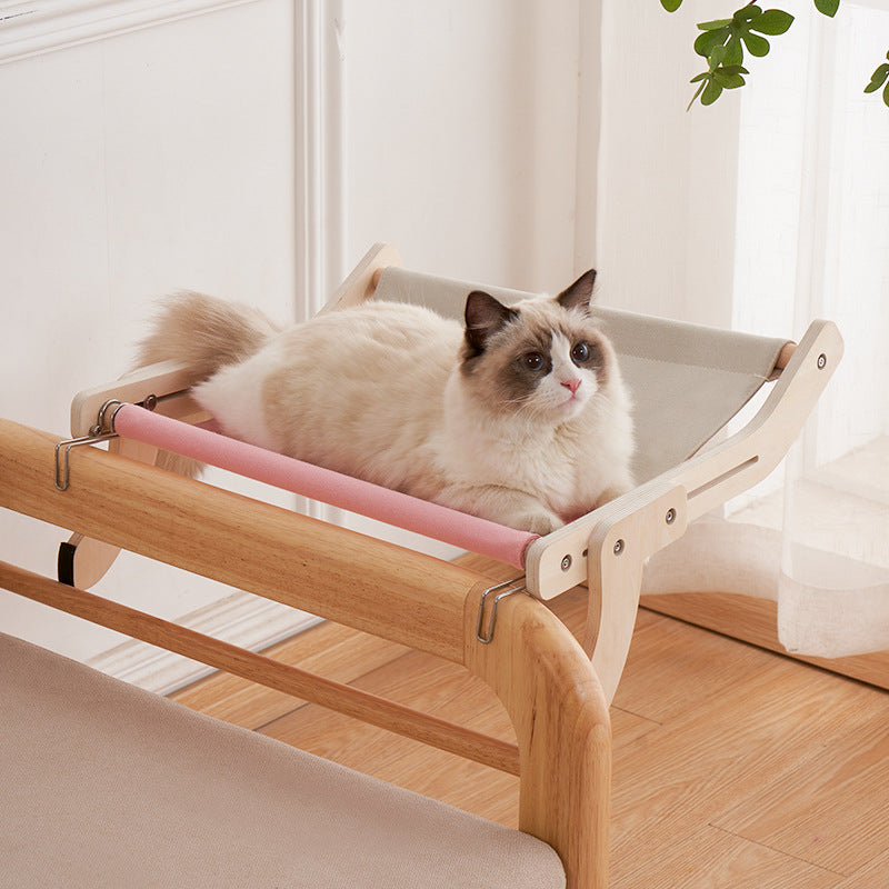 Hanging  Wooden Cat Lounger