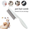 Dog Grooming Flea Comb Pet Care Comb Cat Hair Brush Flea Removal Massage Comb Pet Grooming Portable Tools Pets Accessories