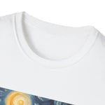 Starry Night Cat T-shirt