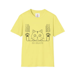 Be Brave Cat T-Shirt