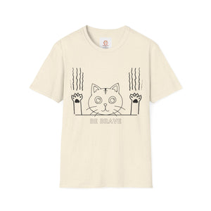 Be Brave Cat T-Shirt