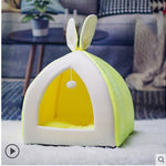 Cute Bunny Ear Cat House