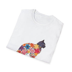 Floral Cat T-Shirt