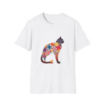 Floral Cat T-Shirt