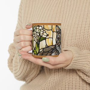 Stained Glass Cat Mug